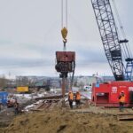 Капремонт траси М-09 Тернопіль-Львів-Рава-Руська: влаштування буронабивних паль