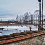 Капремонт траси М-09 Тернопіль-Львів-Рава-Руська: влаштування призматичних паль